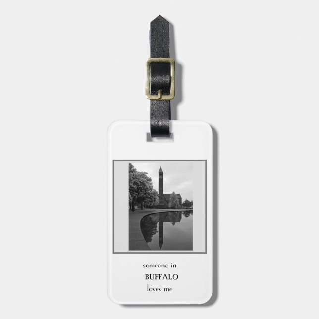 steeple Luggage Tag (Front Vertical)