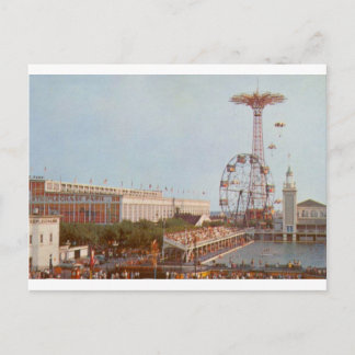 Steeplechase Amusement Park, Coney Island NY Postcard