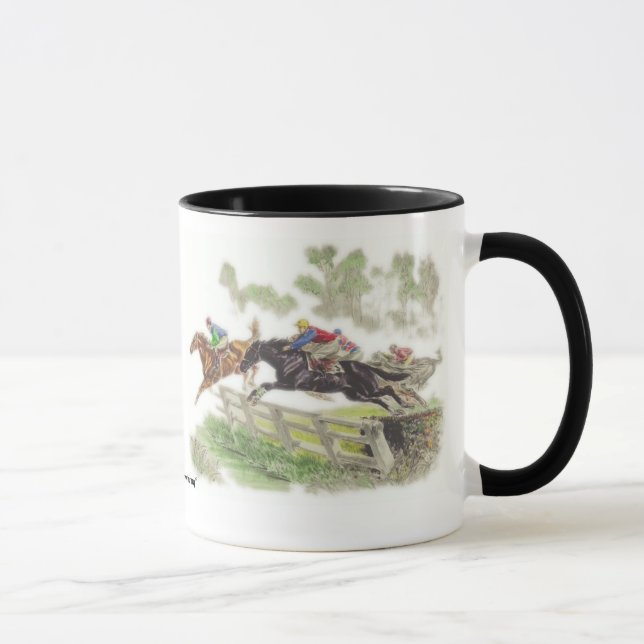 Steeplechase Scene Mug (Right)