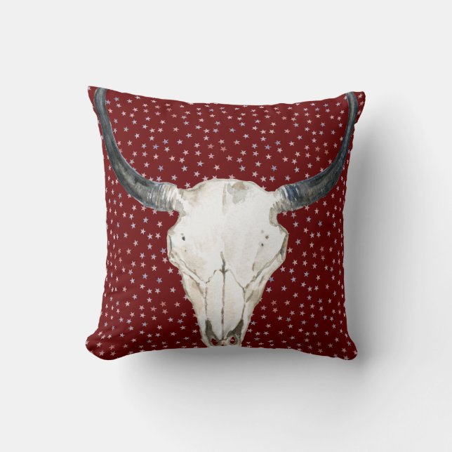 Steer & Stars Cushion (Front)