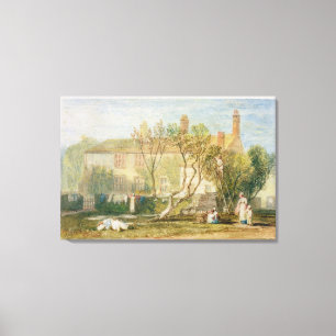 Steeton Manor House, near Farnley, c.1815-18 (w/c Canvas Print