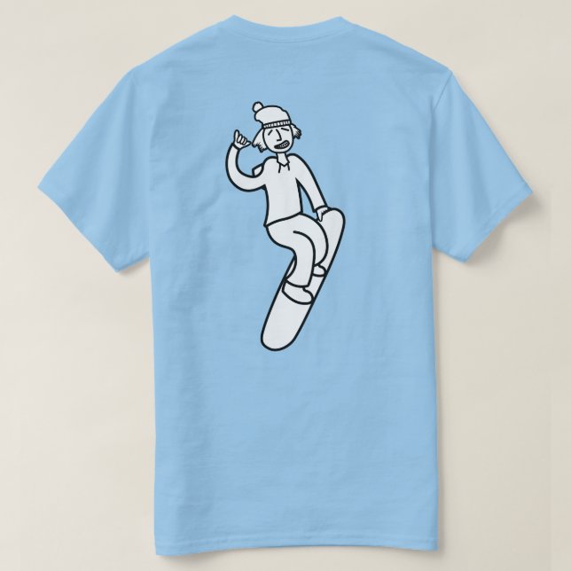 Steezy Boarder T-Shirt (Design Back)