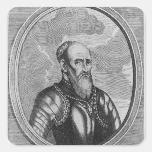 Stefan Czarniecki, Polish general Square Sticker