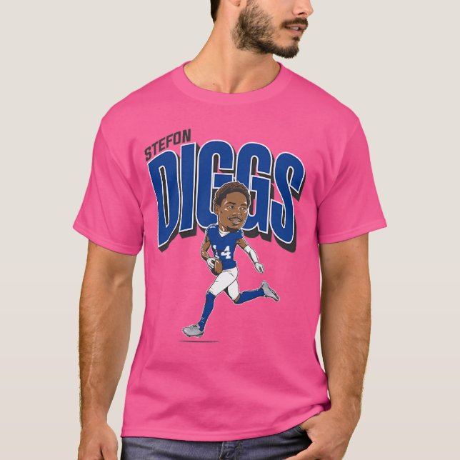 Stefon Diggs Caricature T-Shirt (Front)