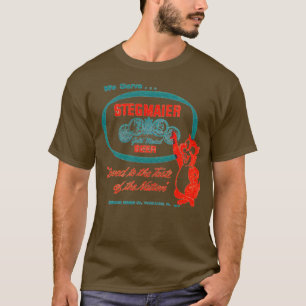 Stegmaier Beer Vintage Faded Look Design T-Shirt