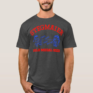 Stegmaier Gold Metal Retro Defunct Beer T-Shirt