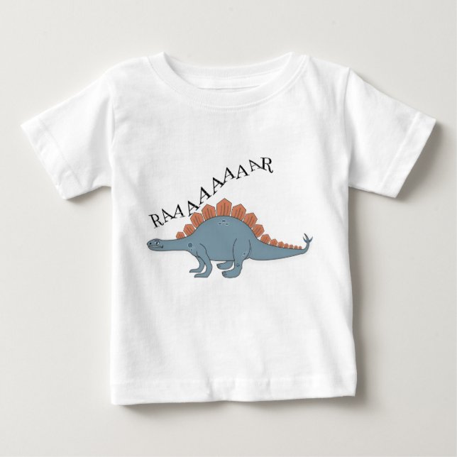 Stegosaurus - Baby Fine Jersey T-Shirt Baby T-Shirt (Front)