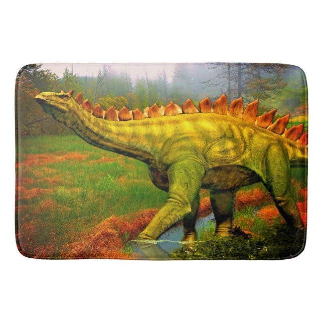 Stegosaurus  bath mat (Front)