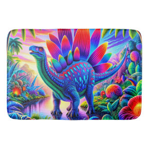 Stegosaurus bath mat