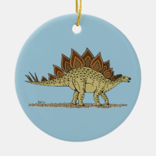 Stegosaurus Ceramic Tree Decoration