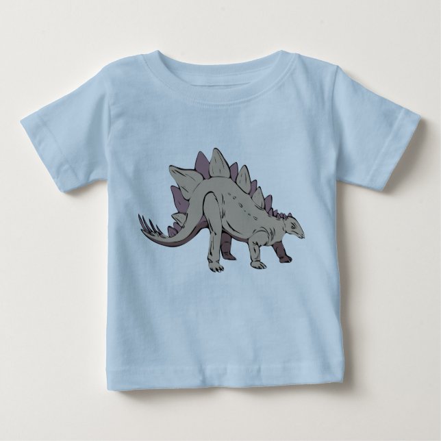stegosaurus dinosaur ancient baby T-Shirt (Front)