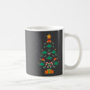 Stegosaurus Dinosaur Christmas Tree Xmas Long Slee Coffee Mug