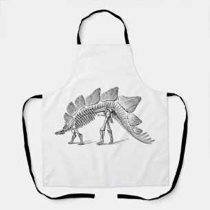 Stegosaurus Dinosaur Skeleton Fossil Apron