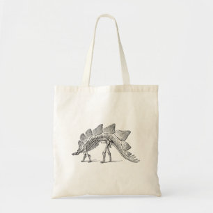Stegosaurus Dinosaur Skeleton Fossil Tote Bag