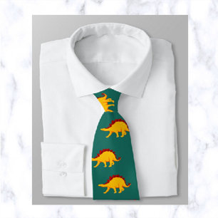 Stegosaurus Dinosaur Tie