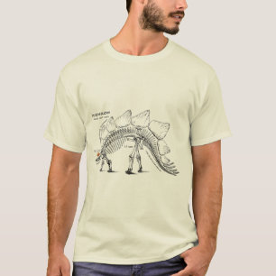 Stegosaurus fossilized skeleton T-Shirt