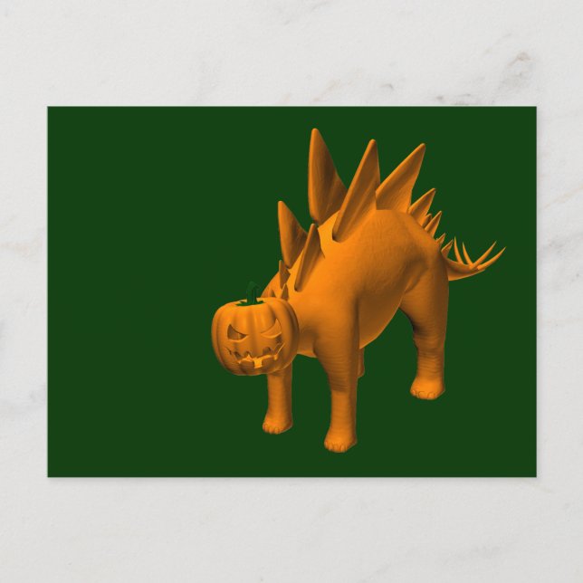 Stegosaurus halloweenis postcard (Front)