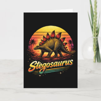 Stegosaurus Holiday Card