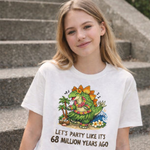 Stegosaurus Hula Dancer T-Shirt