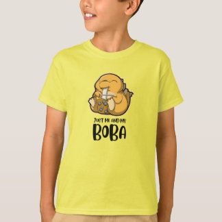Stegosaurus - Just Me And My Boba T-Shirt