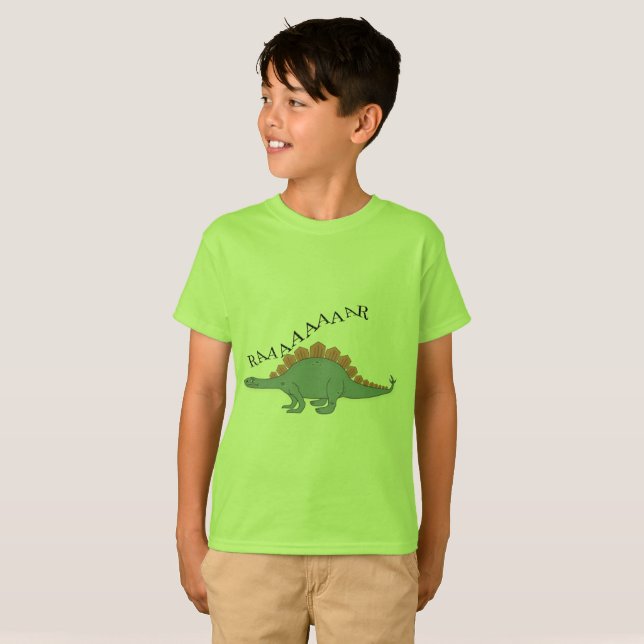 Stegosaurus - Kids' Basic T-Shirt (Front Full)