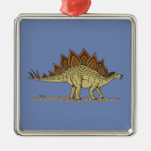 Stegosaurus Metal Tree Decoration
