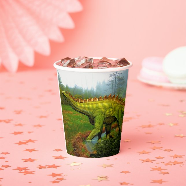 Stegosaurus  paper cups (Insitu)