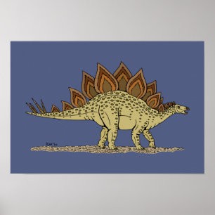 Stegosaurus Poster