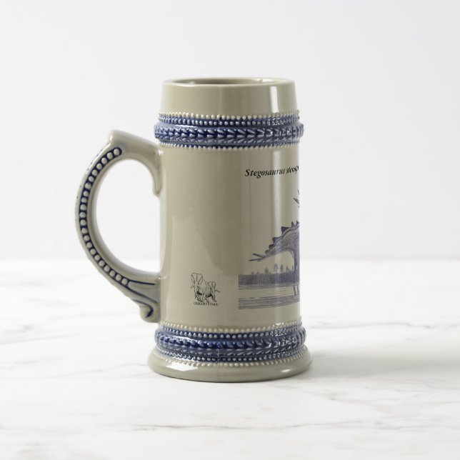 Stegosaurus Stein Dinosaur Mug Gregory Paul (Left)