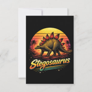 Stegosaurus Thank You Card
