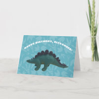 Stegosaurus Toy Dinosaur Custom Birthday