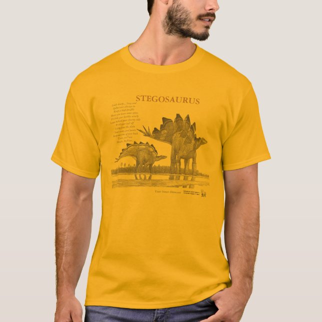 Stegosaurus Your Inner Dinosaur Gregory Paul shirt (Front)