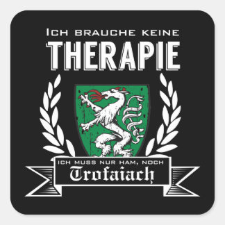 Steiermark Austria Heim after Trofaiach Square Sticker