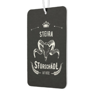 Steiermark Austria Sturschll with heart Car Air Freshener