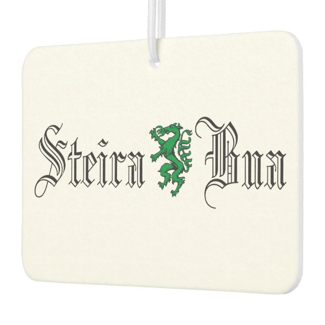 Steiermark Österreich Steirabua mit Panther Car Air Freshener (Left)