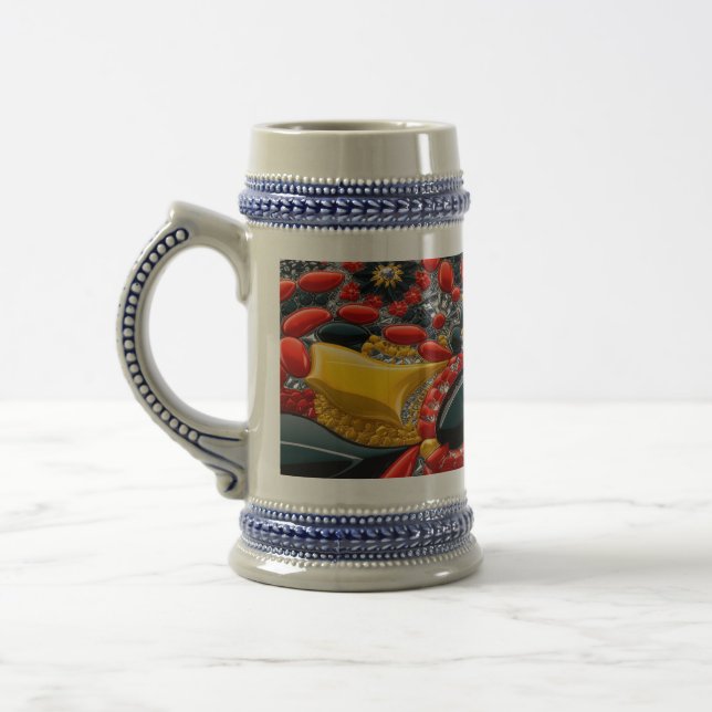 Stein Mug with Germany Colours Design (Left)