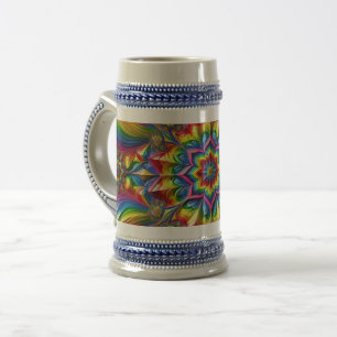 Stein Mug with LGBTQ Colours Design