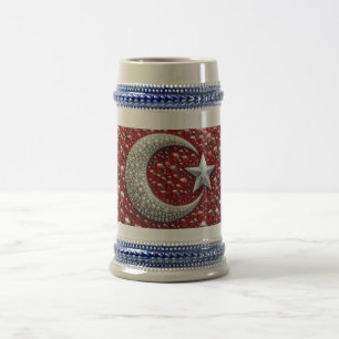 Stein Mug with Turkish Colours Design