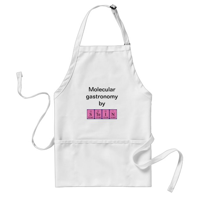 Stein periodic table name apron (Front)