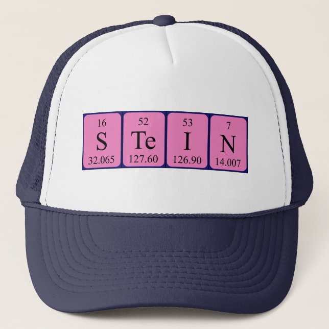 Stein periodic table name hat (Front)