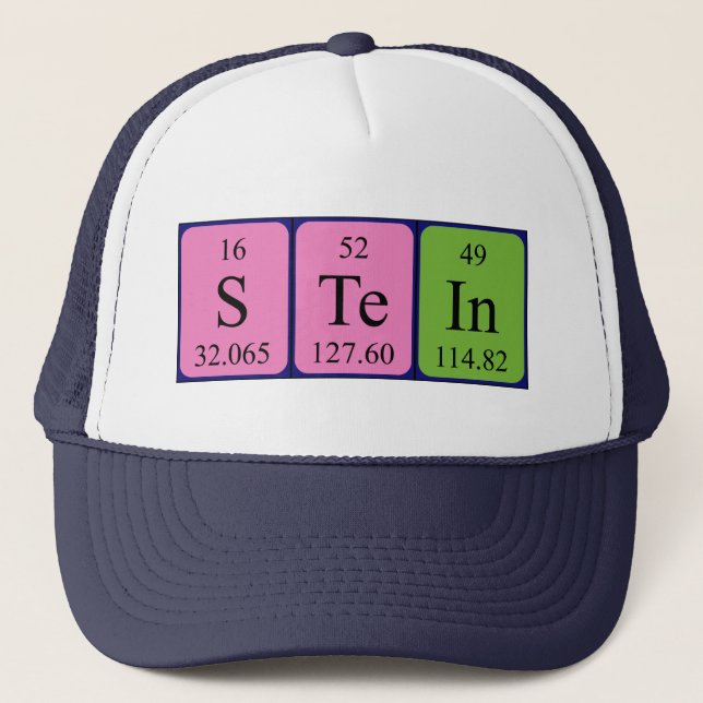 Stein periodic table name hat (Front)