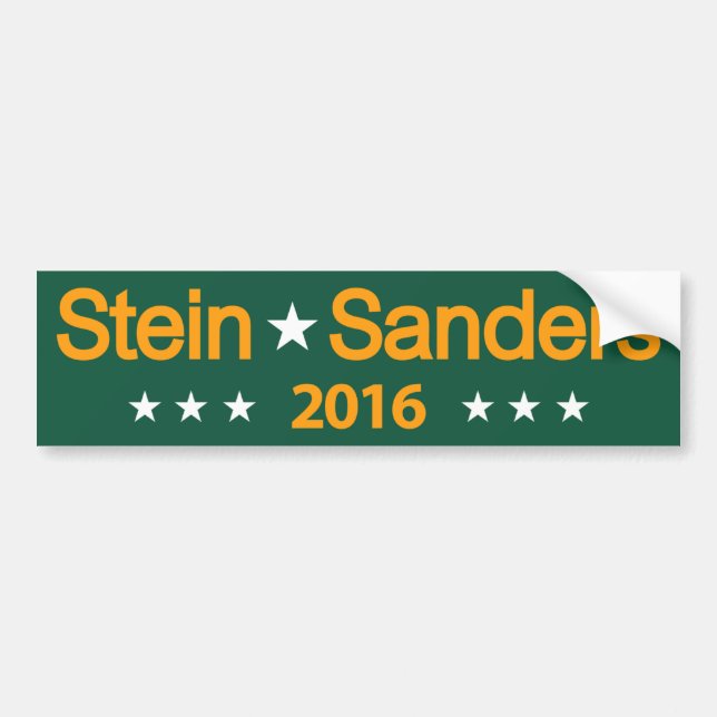 Stein Sanders 2016 Bumper Sticker (Front)