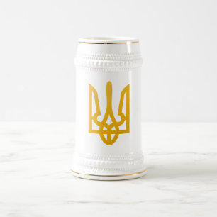 Stein: Ukrainian Trident Beer Stein