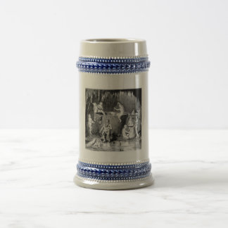 stein with print of aegir's hall