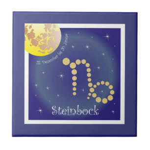 Steinbock 22 December to 20 January photo tile