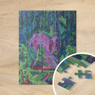 Steinbruch bei Wildboden | Ernst Ludwig Kirchner Jigsaw Puzzle