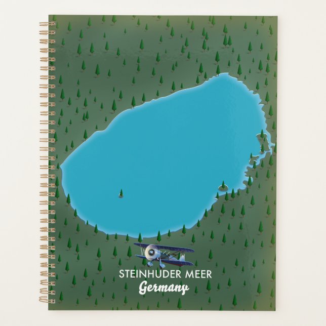 Steinhuder Meer Germany map Canvas Print Planner (Front)