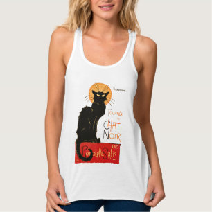 Steinlen Black Cat Classic French Chat Noir Poster Singlet