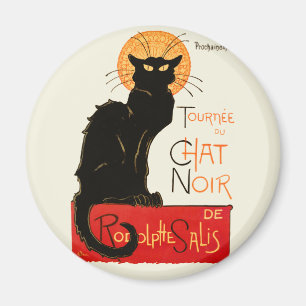 Steinlen Black Cat Magnet