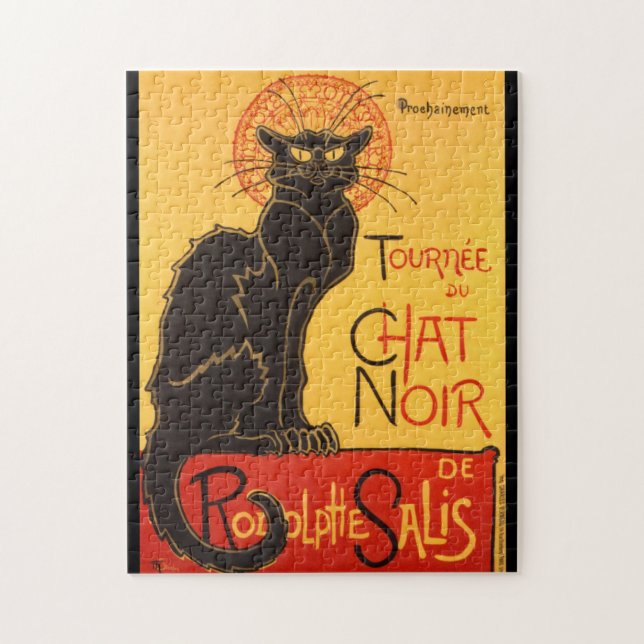 Steinlen: Chat Noir Jigsaw Puzzle (Vertical)
